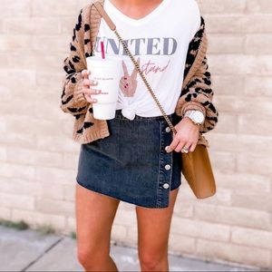 BDG black wash skort size 27